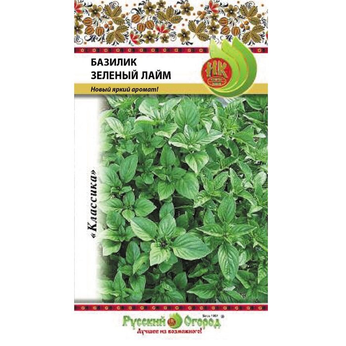 Купить Базилик Зеленый лайм - Семена в интернет магазине RassadaCity.ru